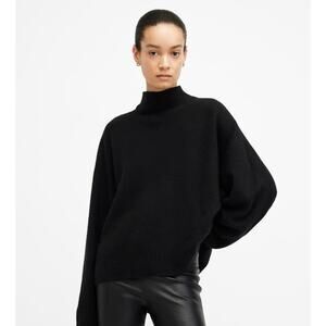 Allsaints Women's Asha Oversize Mock Neck Wool-Blend Sweater